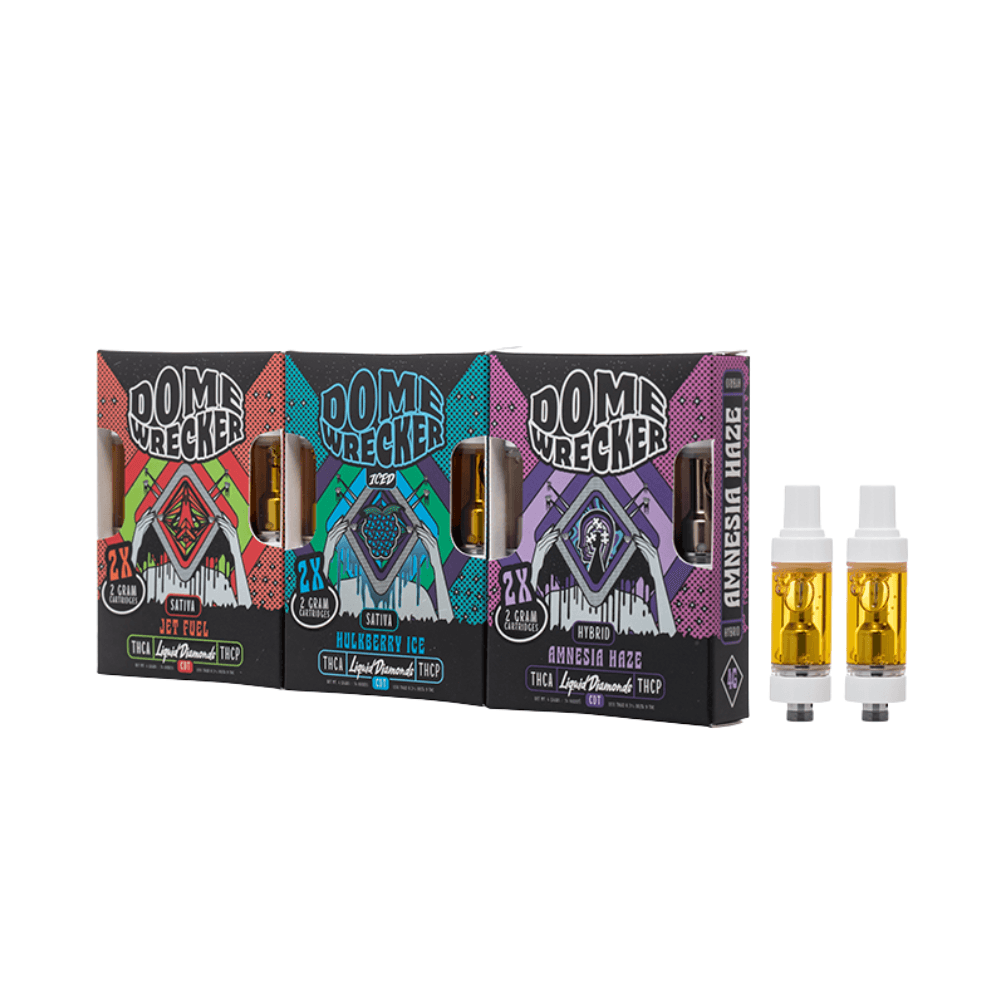 Cart | Dome Wreck | 510 | 2Pack | 4G THC-A THC-P Liquid Diamond FRANKIE | Dome Wreck | 510 | 2Pack | 4G THC-A THC-P Liquid Diamond