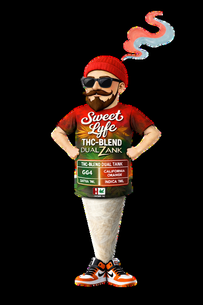 FRANKIE SWEET LIFE DUAL TANK THC BLEND